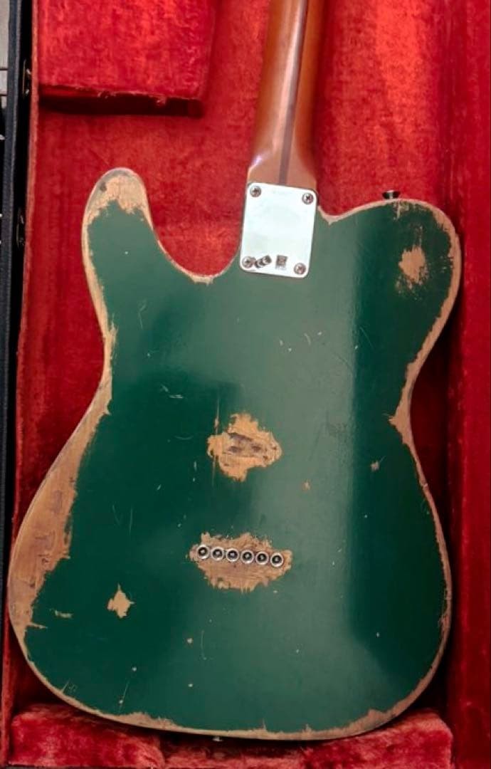 Fender Mexico Vintera 50s Telecaster Green Relic Electric Guitar Used