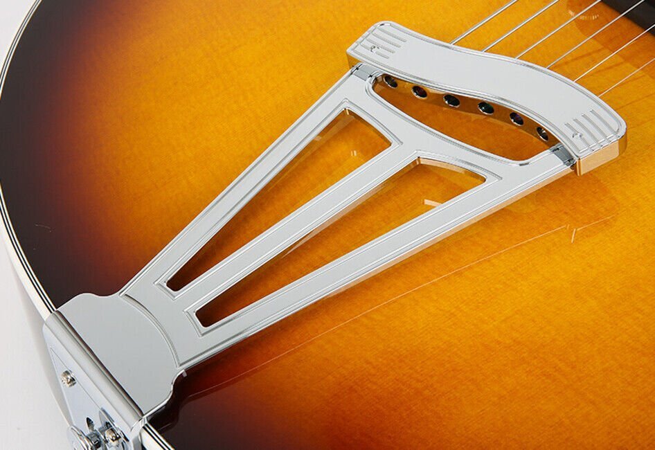 Fujigen Masterfield Archtop Hollow Body Electric Guitar MFA-HH Sunburst