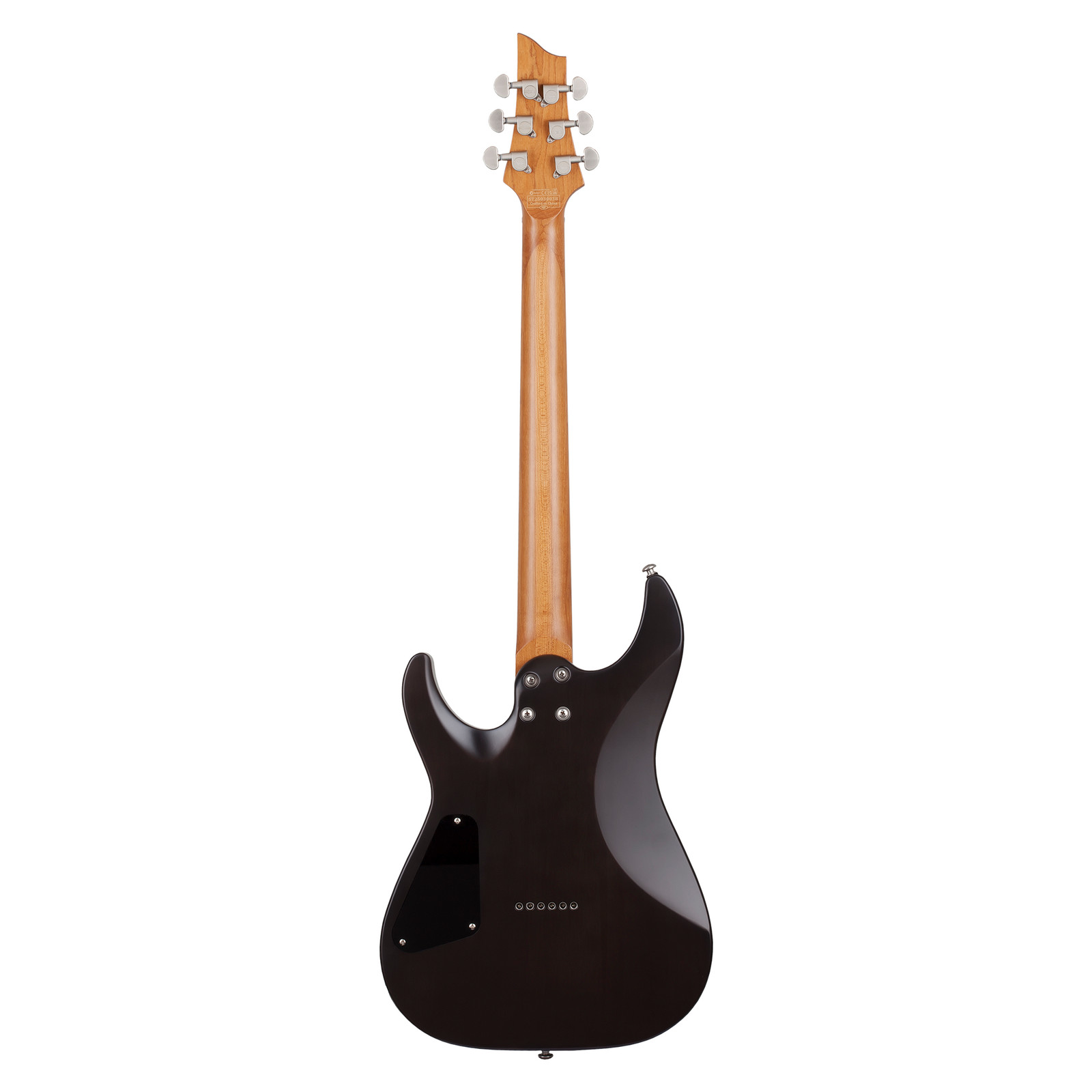 Schecter C-1 Standard Plus Electric Guitar – Transparent Black Burst – Open Box