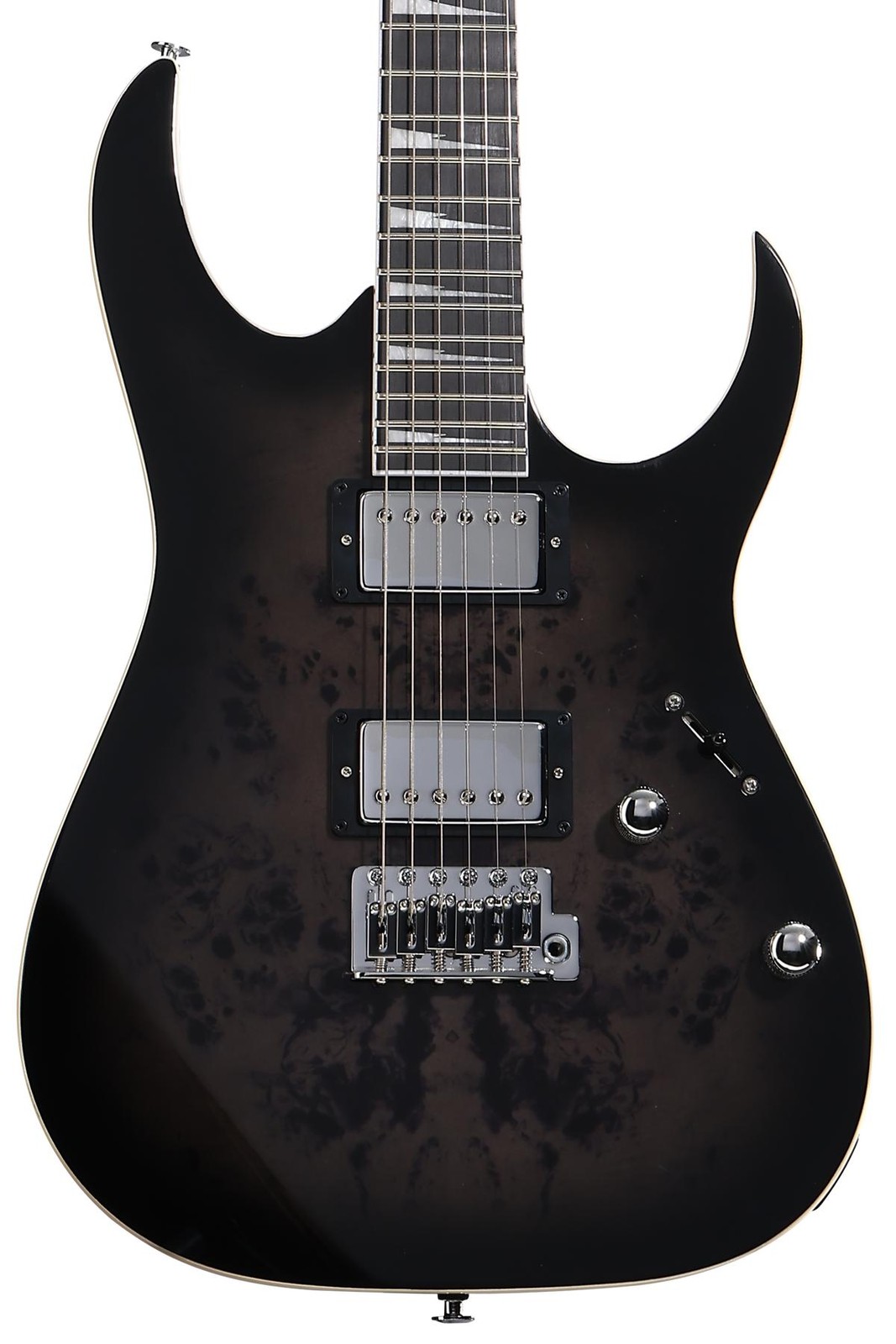 Ibanez GRG220PA1BKB + Snark ST-8 + Dunlop PVP101 + Levy’s M8POLY-BLK Value