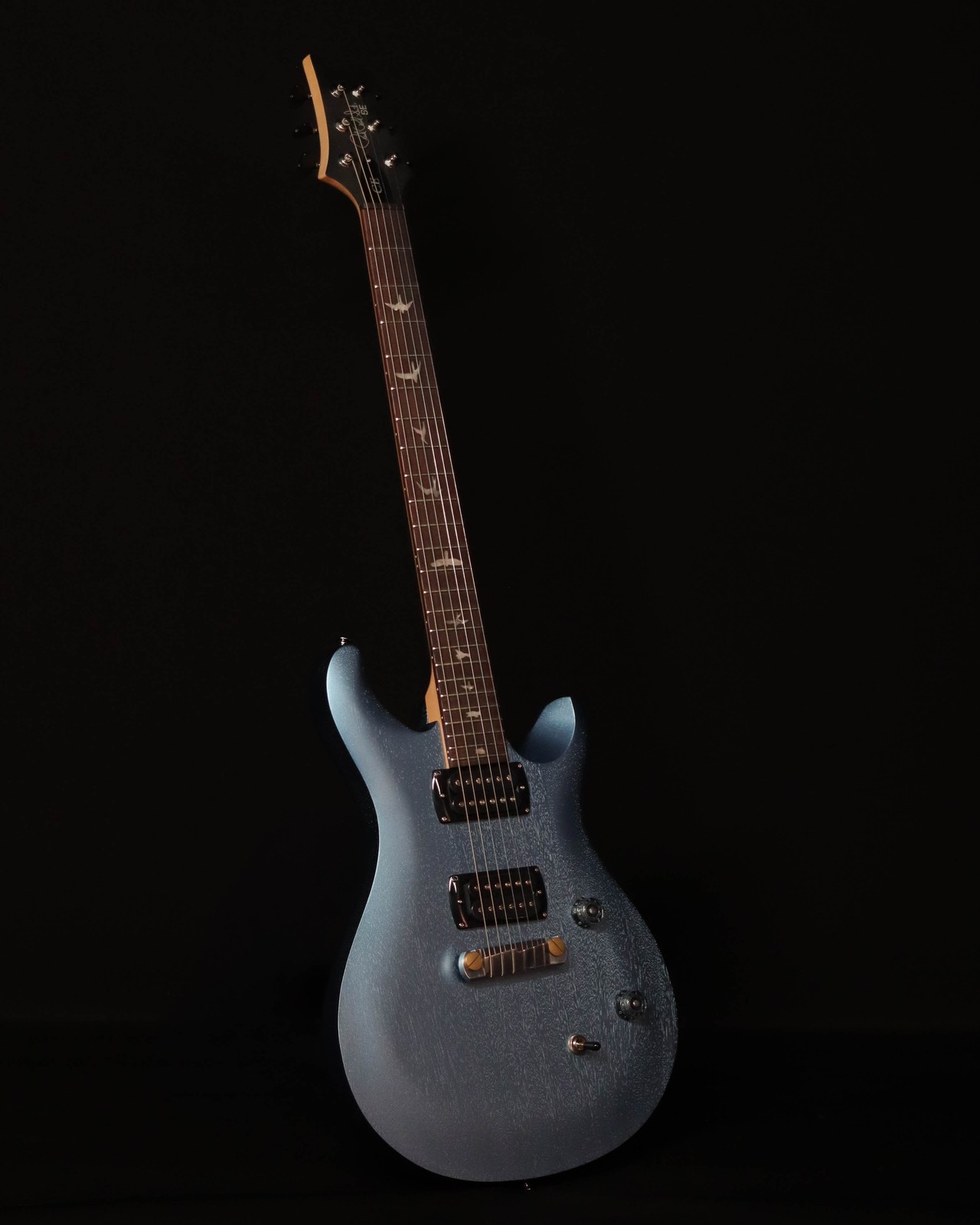 PRS SE CE24 Standard Stoptail Satin, Ice Blue Metallic
