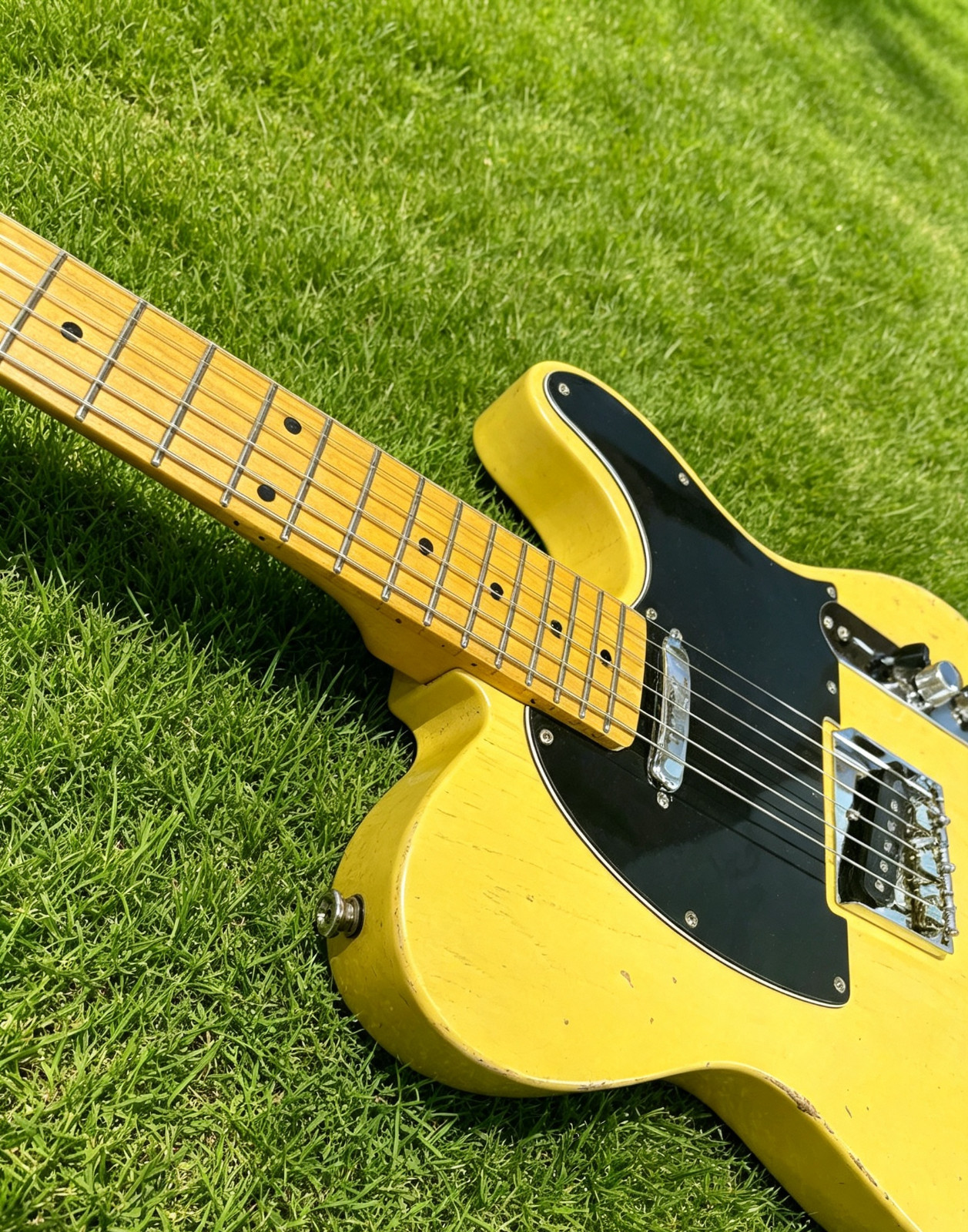 Ship US Butterscotch Blonde TL Electric Guitar Relic Finish Maple Neck