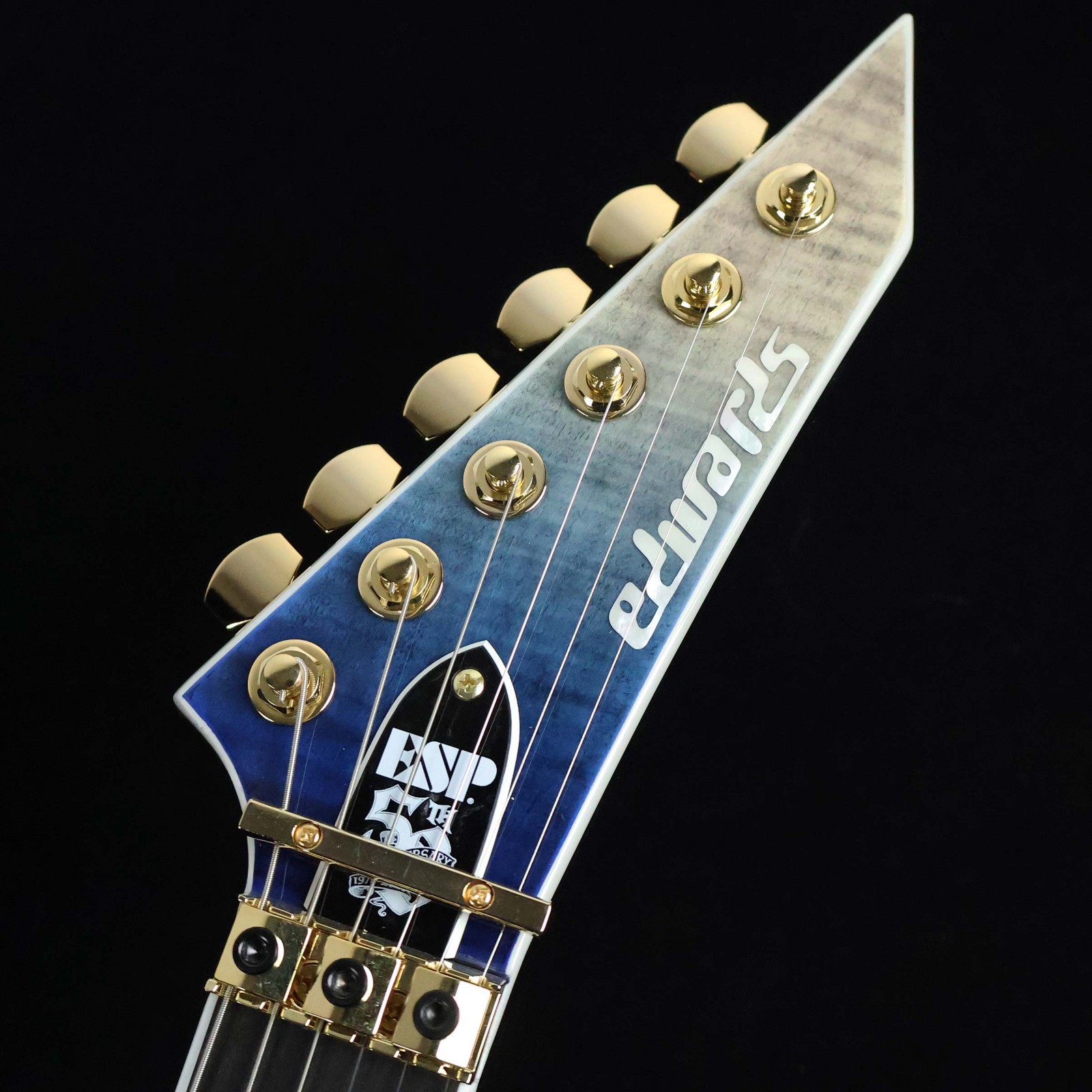 EDWARDS / E-HORIZON-CTM 50TH Black Aqua Burst C Special limited edition model