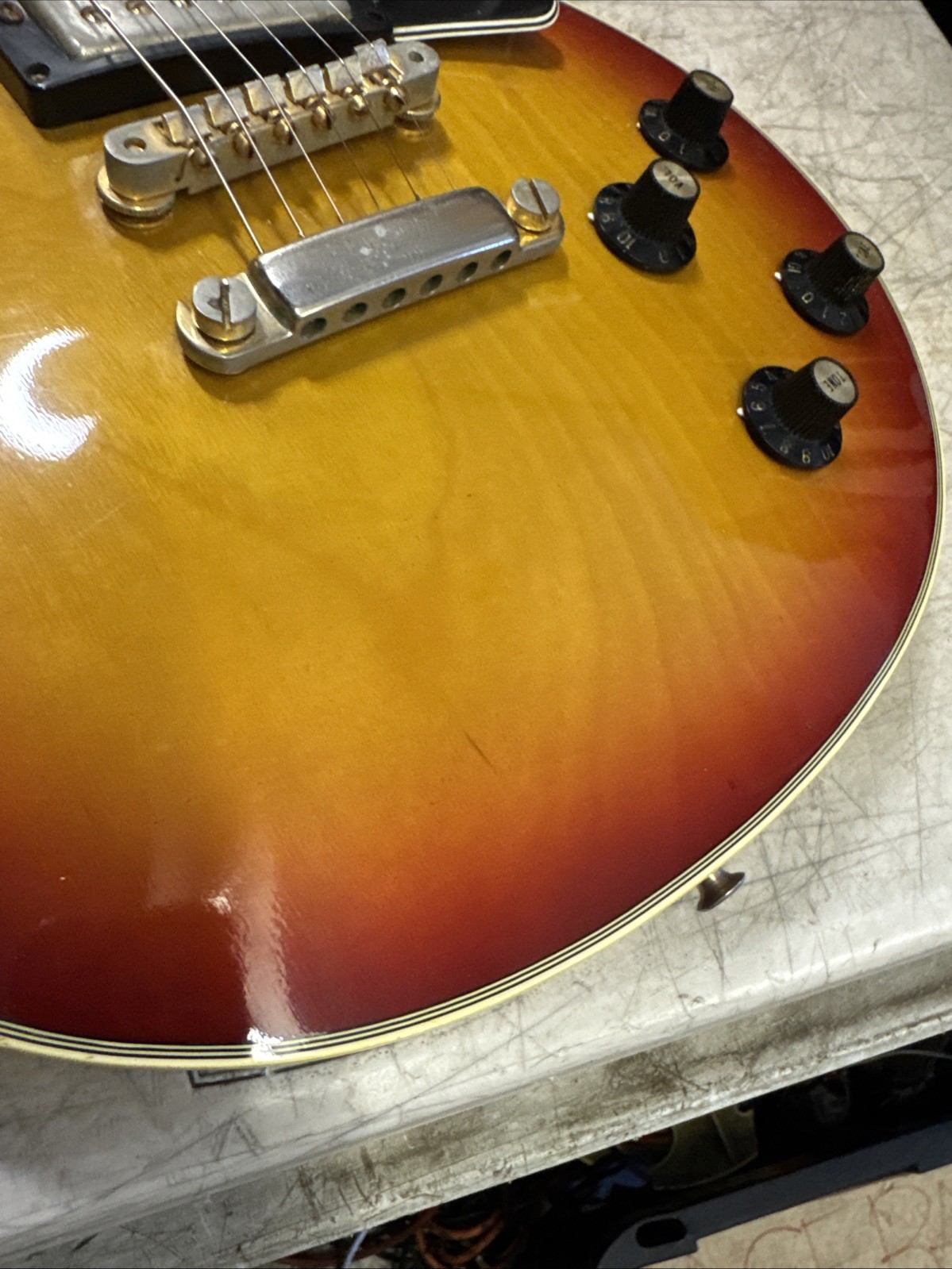 Vintage Ibanez Made Les Paul Lawsuit Bolt Neck “GRANT” Labeled Guitar 1970s