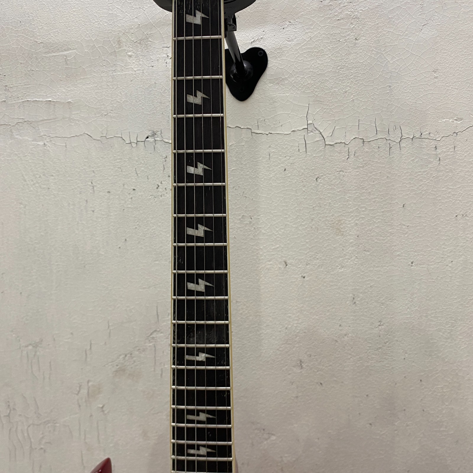 Cherry Red electric Guitar Lightning fret inlay rosewood fretboard fast shipping