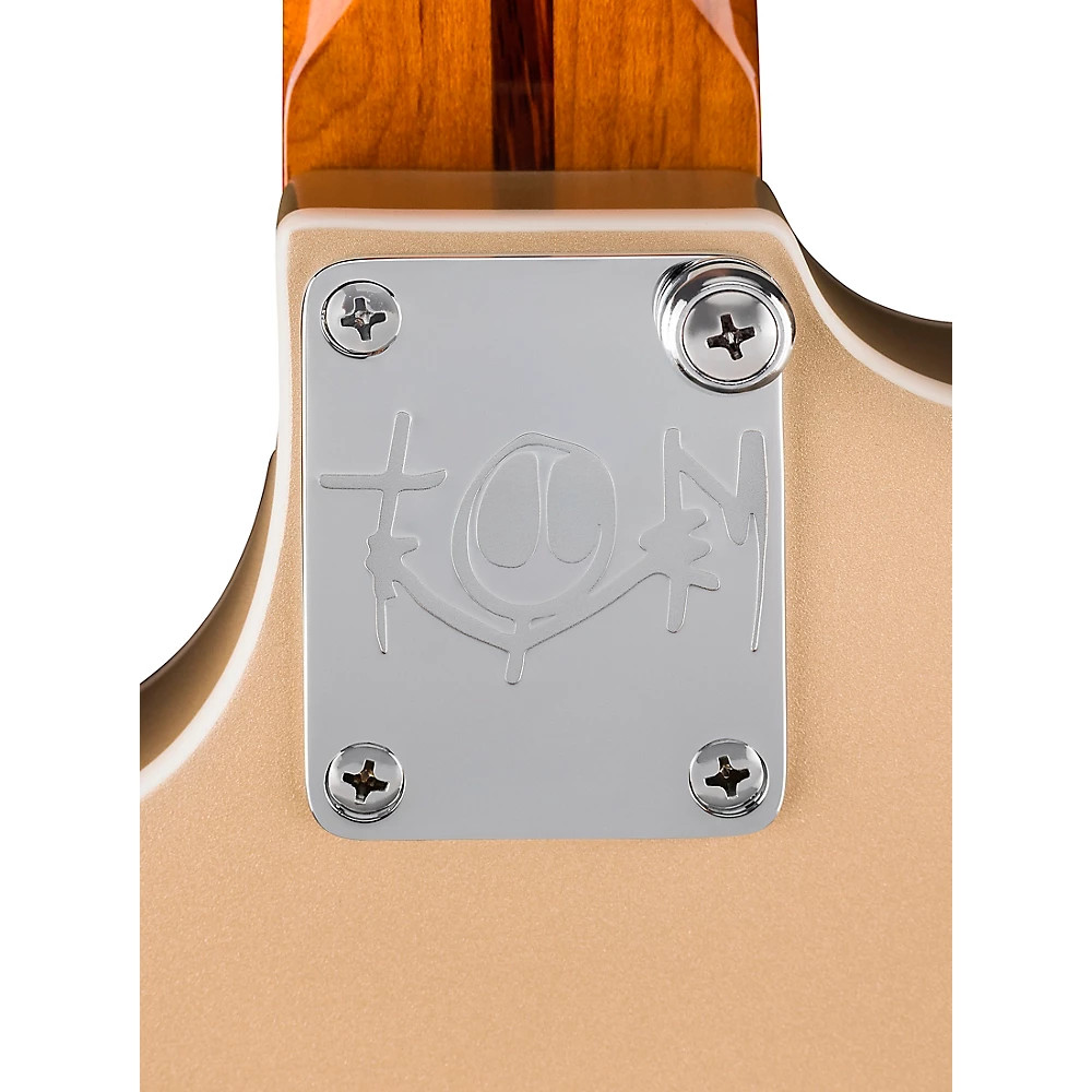 Fender Tom DeLonge Starcaster Electric Guitar Satin Shoreline Gold