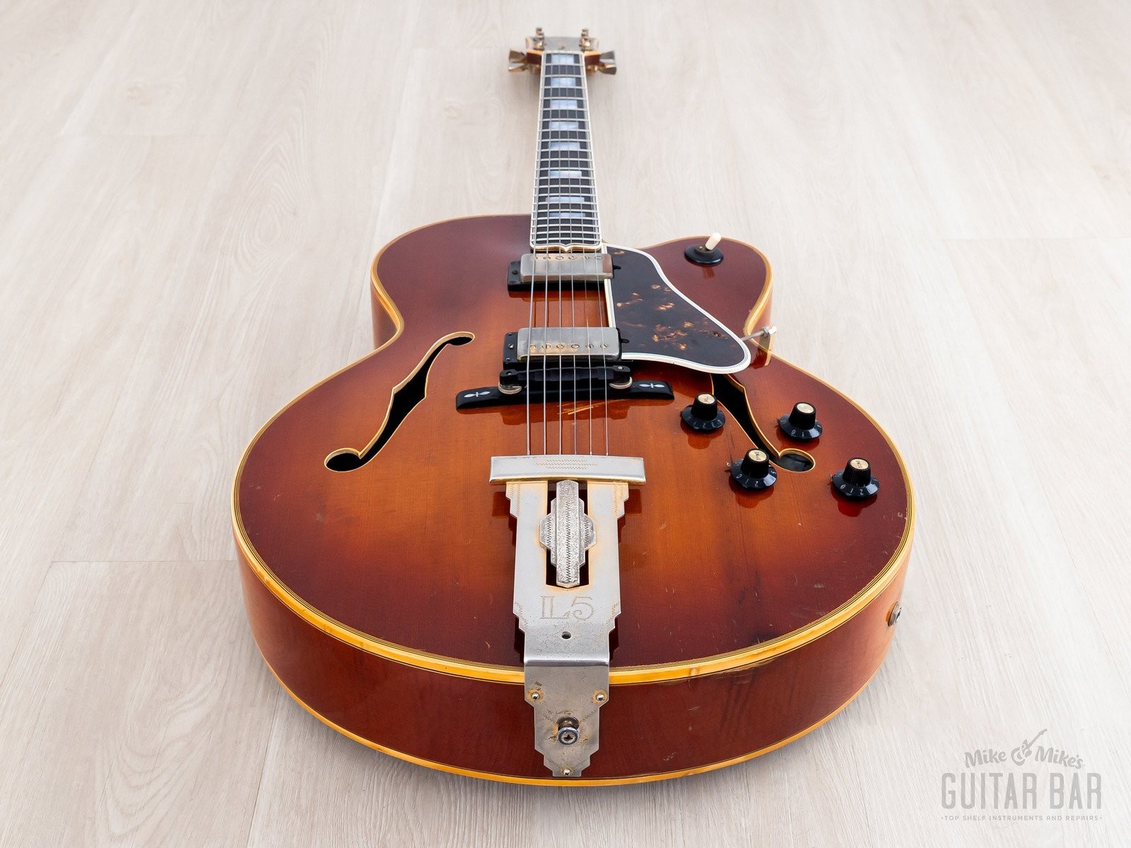 1970 Gibson L-5 CES Vintage Electric Archtop Sunburst w/ T Tops, Case