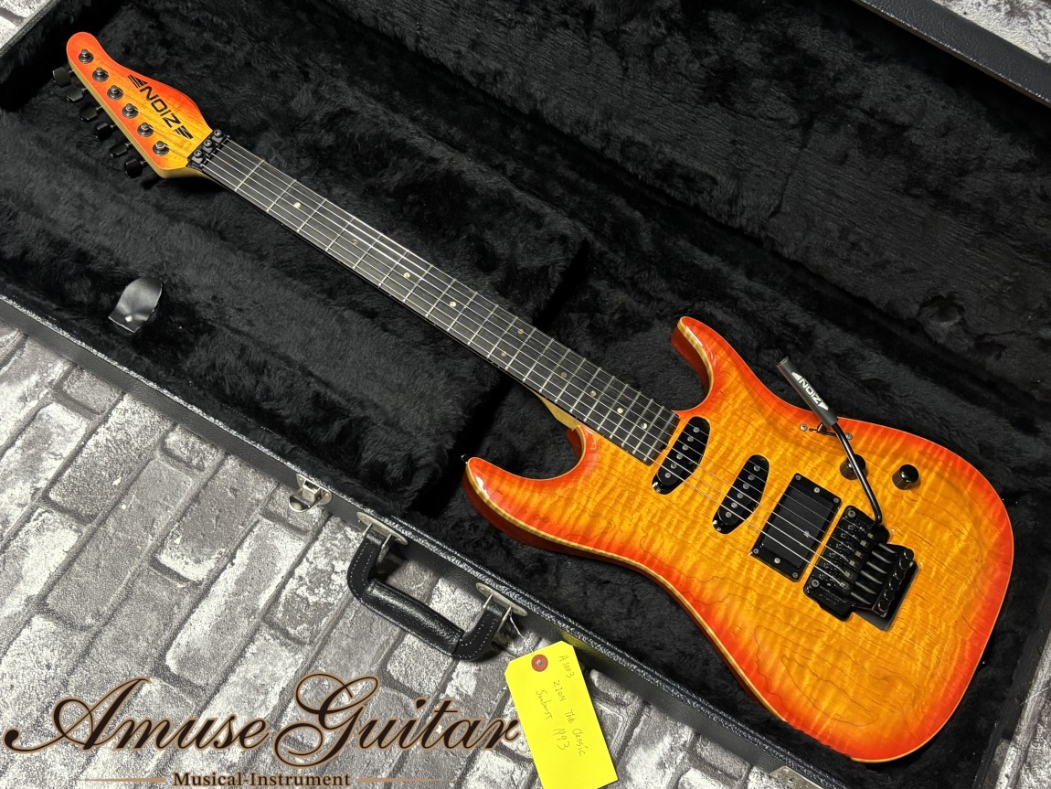 Zion The Classic Sunburst 1993 Flame Maple Top Kahler Steeler Tremol w HC 3.73kg