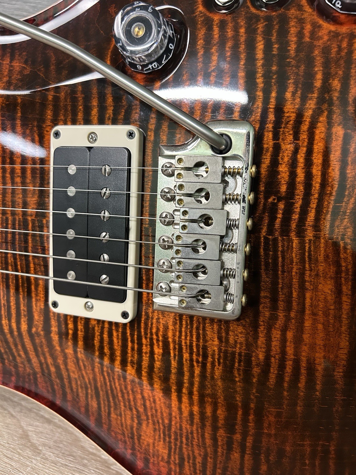 PRS Core 35th Anniversary Custom 24 with Pattern Thin Neck – Orange Tiger #2815
