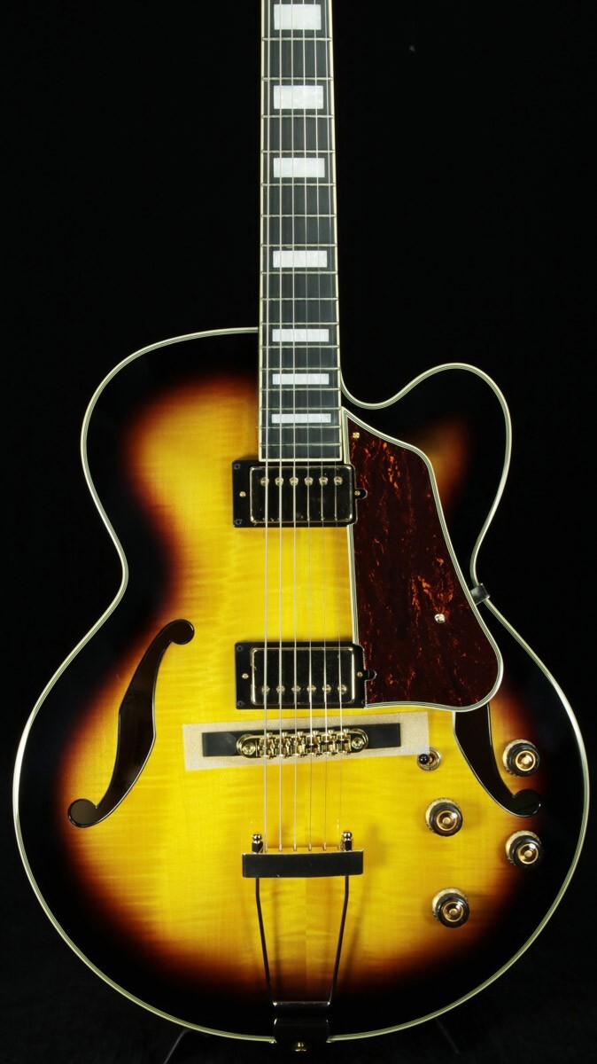 Ibanez AF95FMAYS Artcore Expressionist Electric Guitar Antique Yellow Sunburst