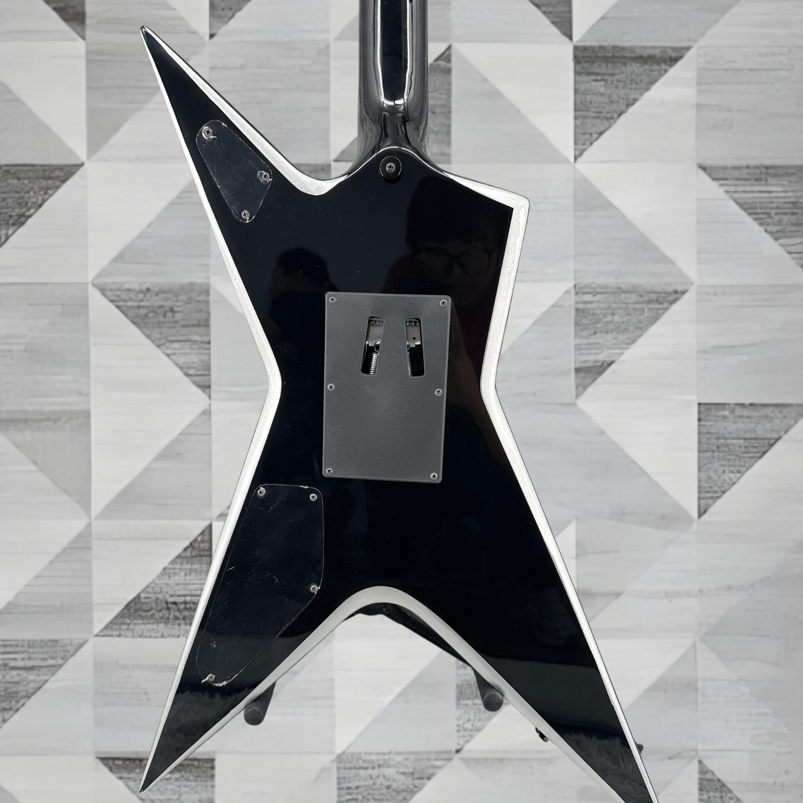 Dimebag Darrell Stealth Style Black Electric Guitar HH Pickup FR Bridge Ship US