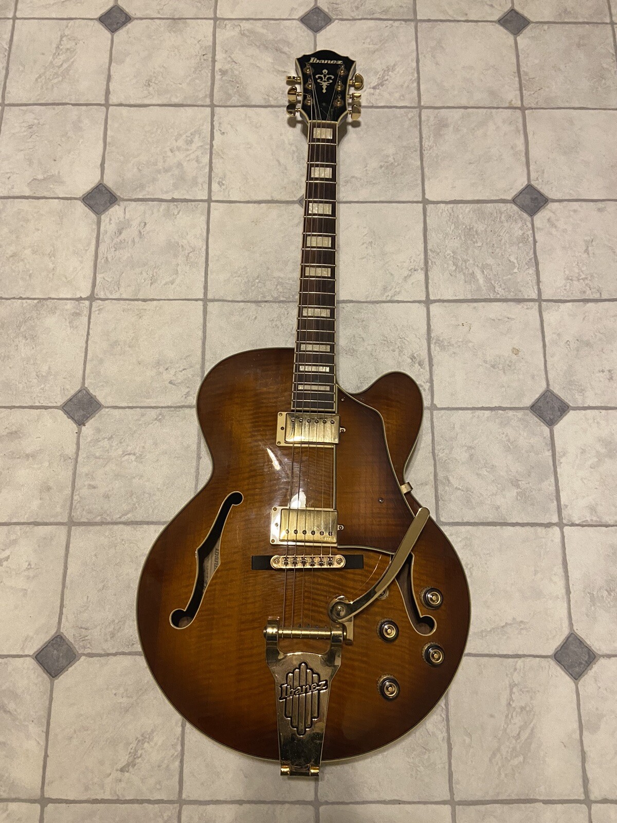 Ibanez Artcore Model AF95TDG-VLS-12-01