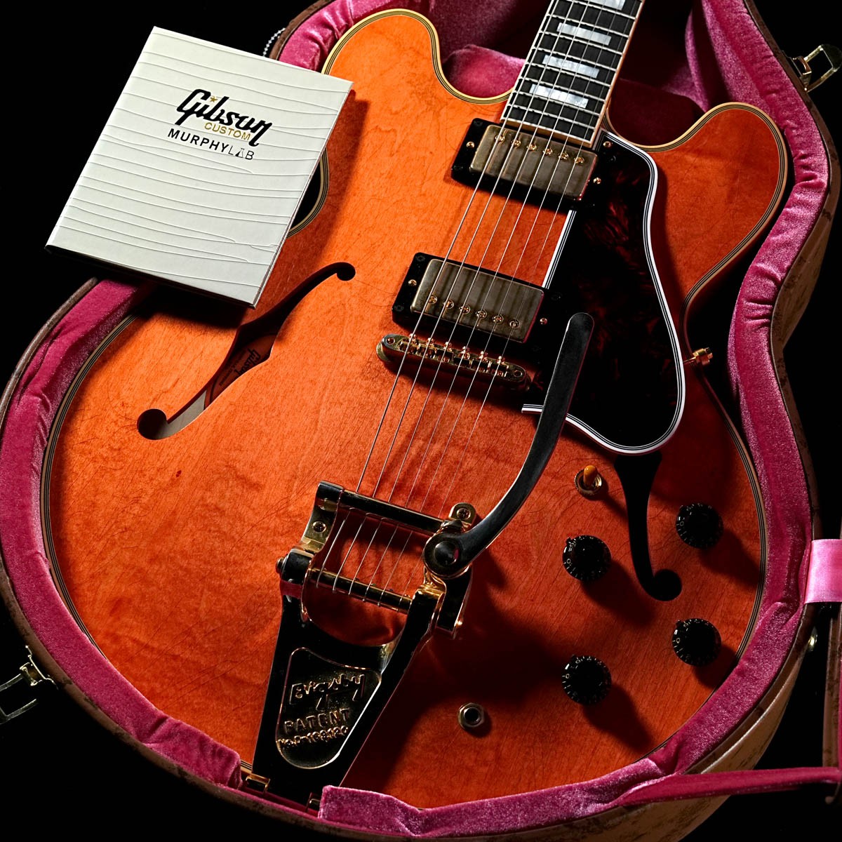 Gibson CS Murphy Lab 1959 ES-355 Rei Bigsby Watermelon RD UL Aged 2024 [A940500]