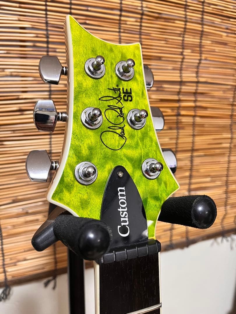 PRS SE Custom 24 Quilt Eriza Verde with Case