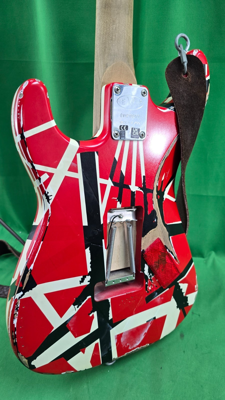 EVH Striped Series Frankenstein Relic Electric Guitar TESTED