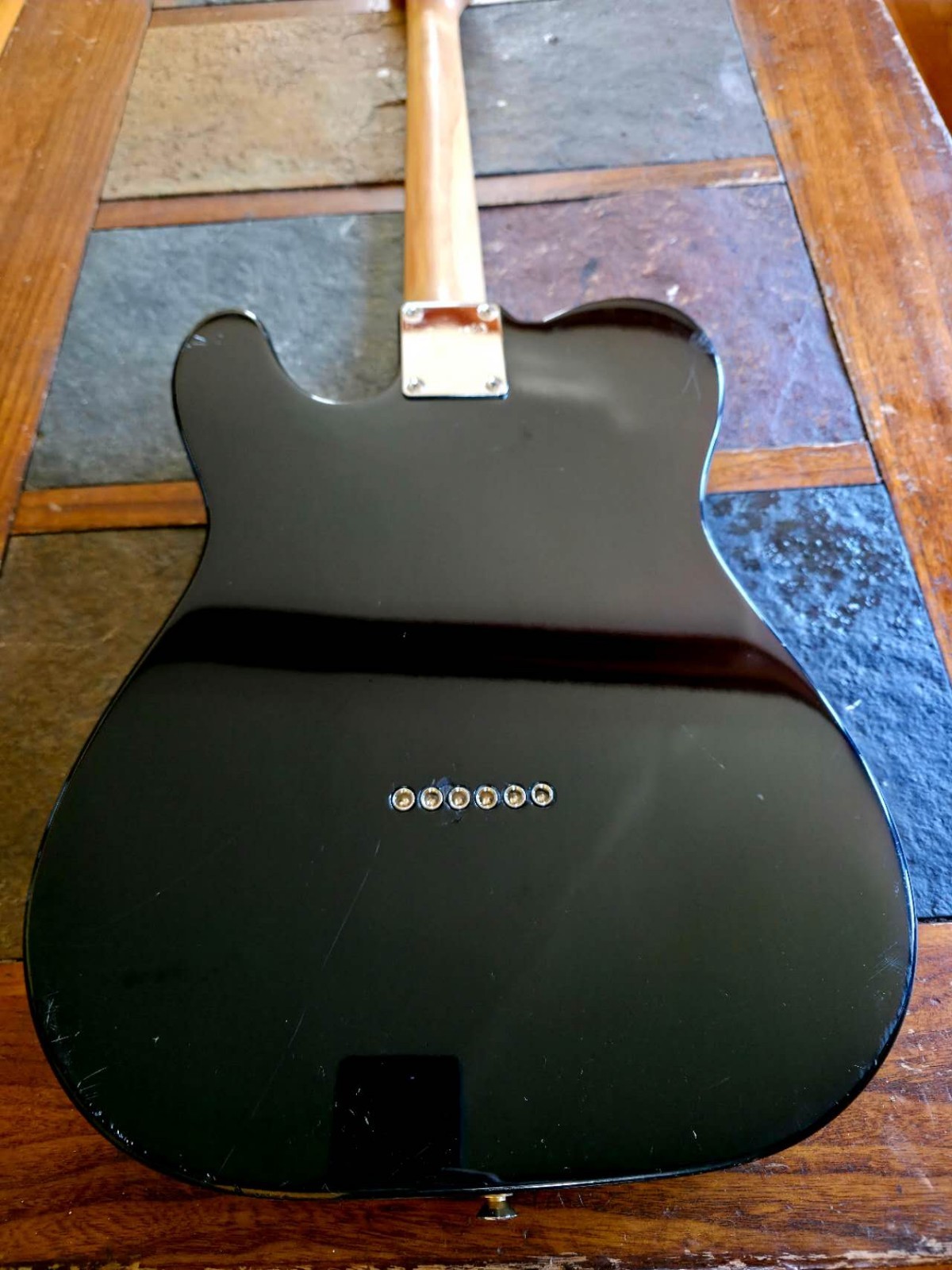 Squier by Fender Thinline Telecaster w/Hipshot and Seymour Duncan ’07 – blk