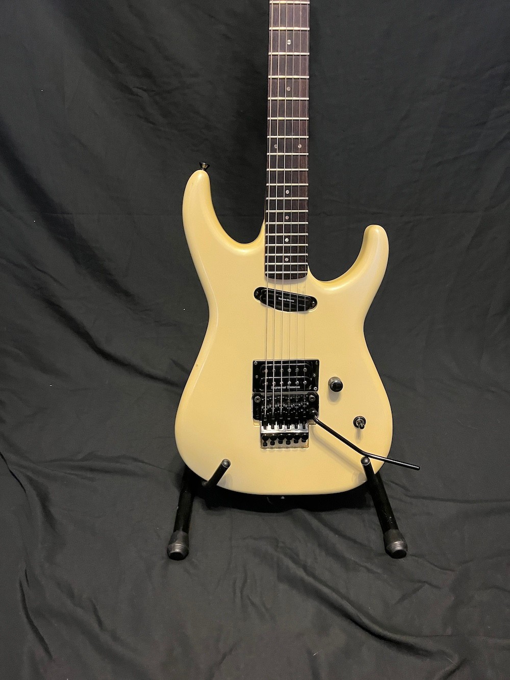 Rare 1991 Vintage ESP M-1 Guitar H/S in Pearl White W/Case Queensryche Vibe!