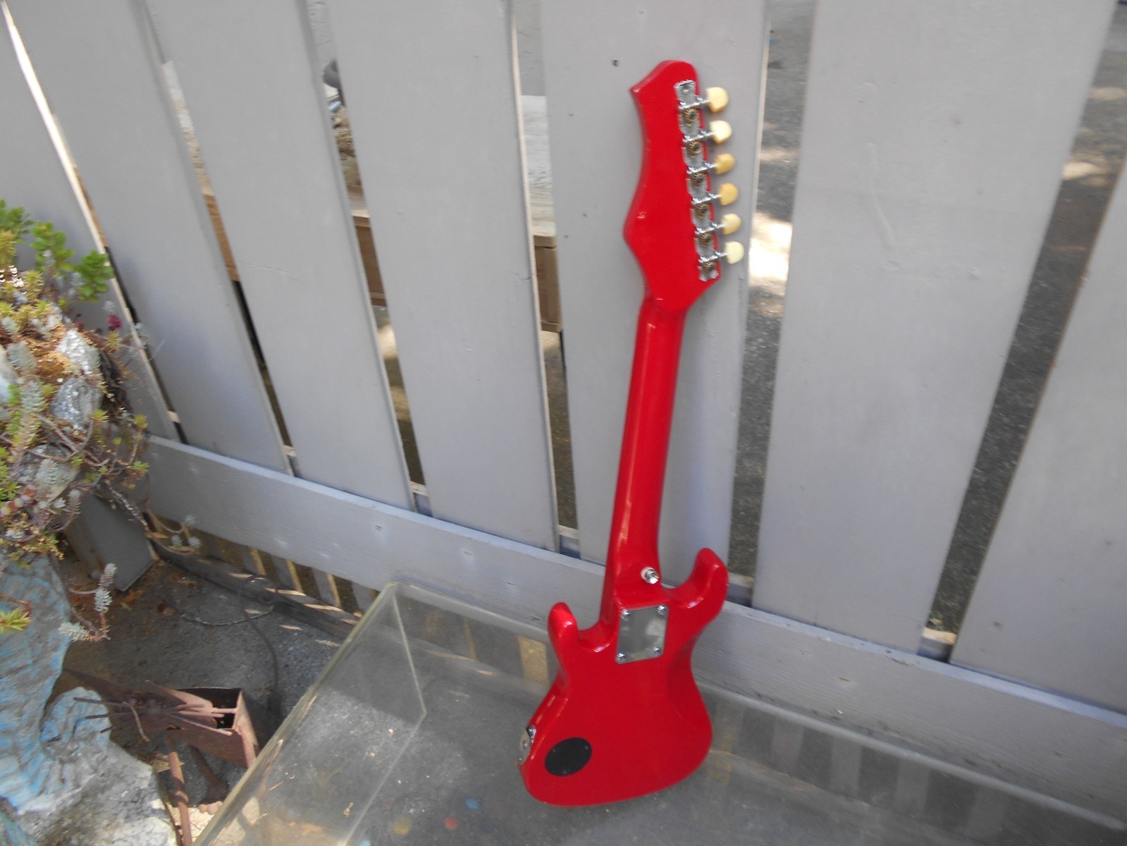 1980s 90s The Shredder Solid Body Travel size/ Mini Electric Guitar 30.5 inch