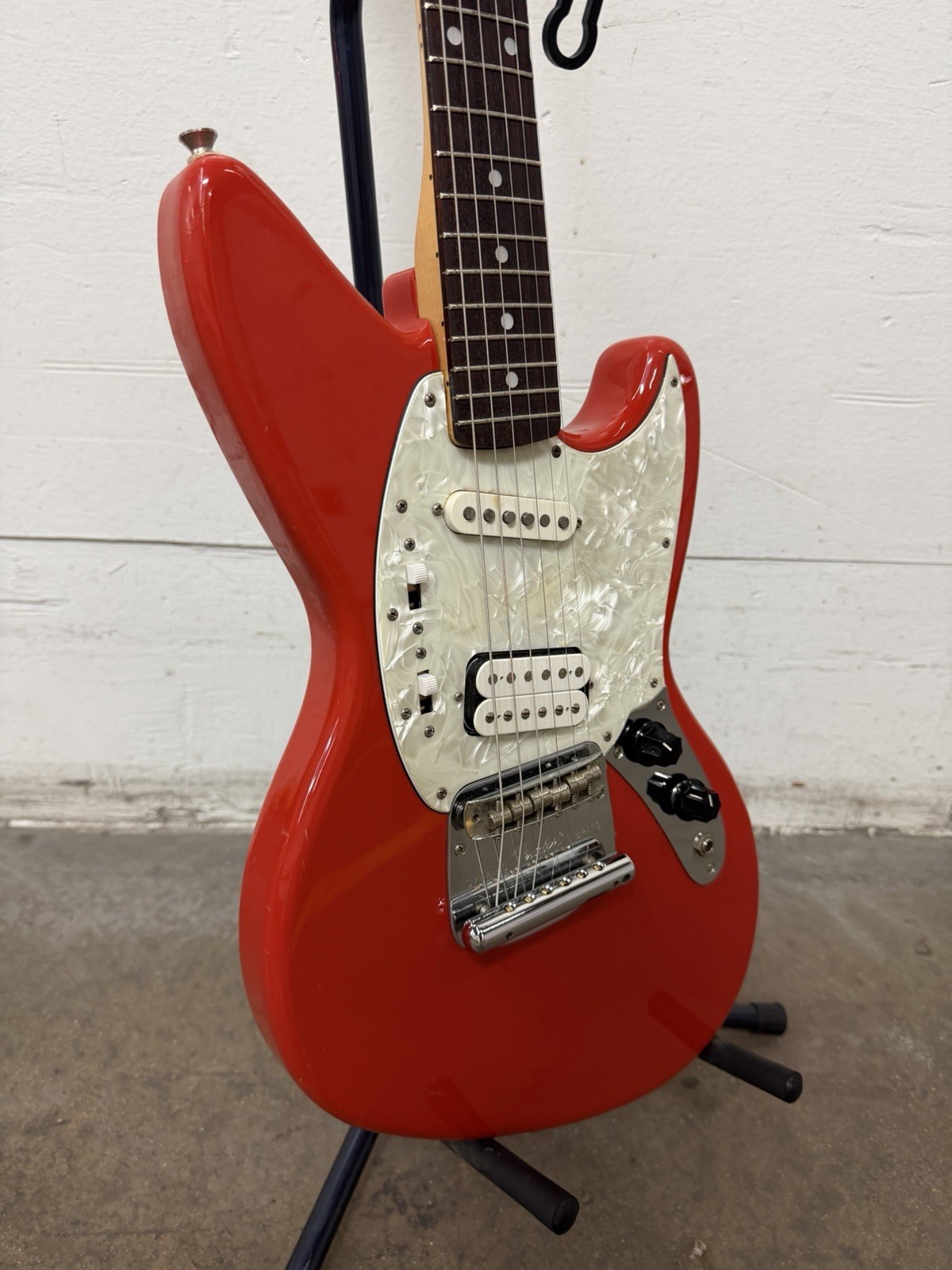 ORIGINAL Japan Fender Jag-Stang Fiesta Red MIJ 1996 Kurt Cobain