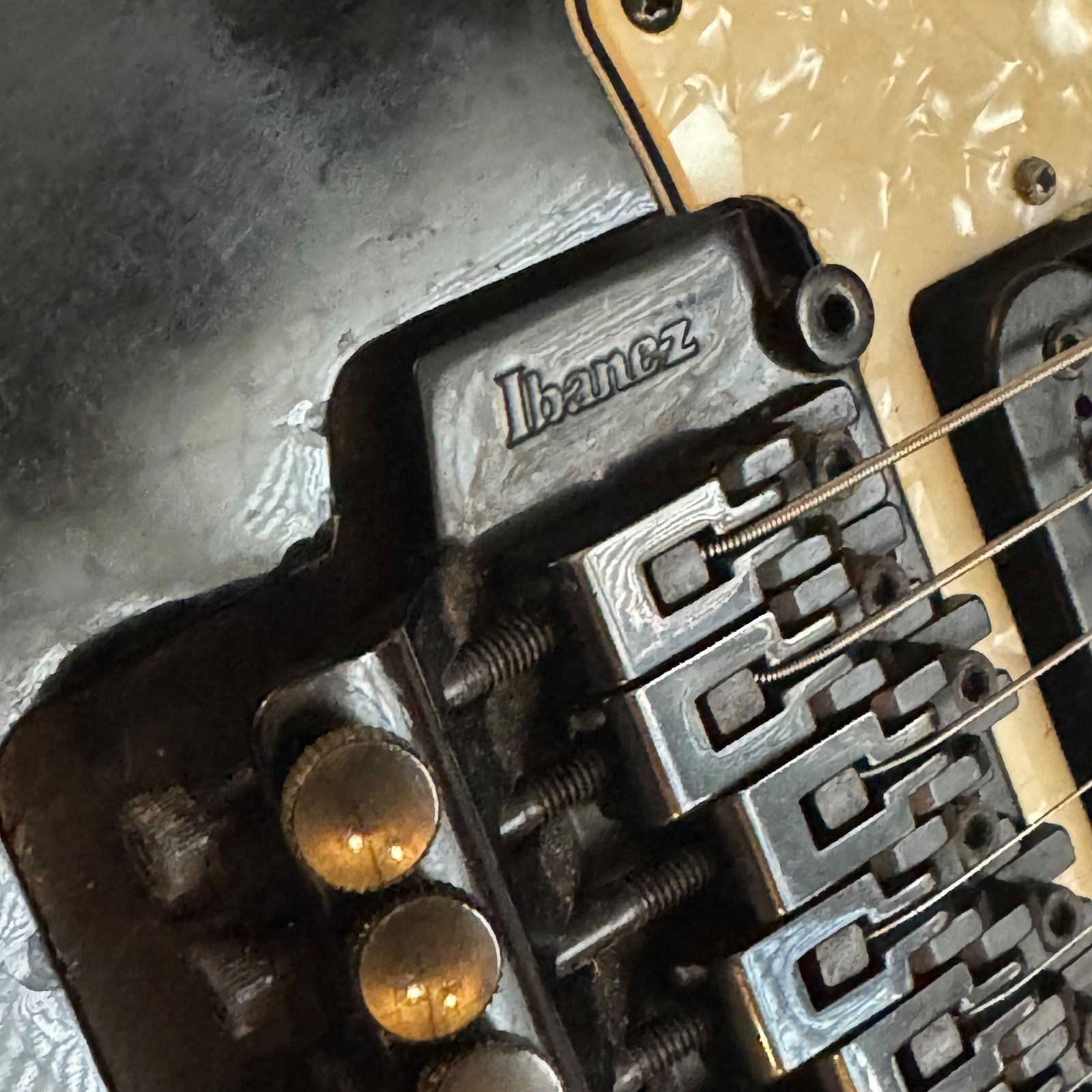 2014 Ibanez RG Series Electric Guitar Black HH w/ Locking Tremolo & Fender Strap
