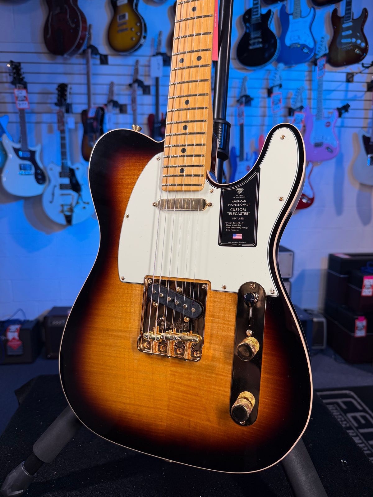 Fender 75th Ann American Professional II Custom Tele 2-Color Sunburst 176