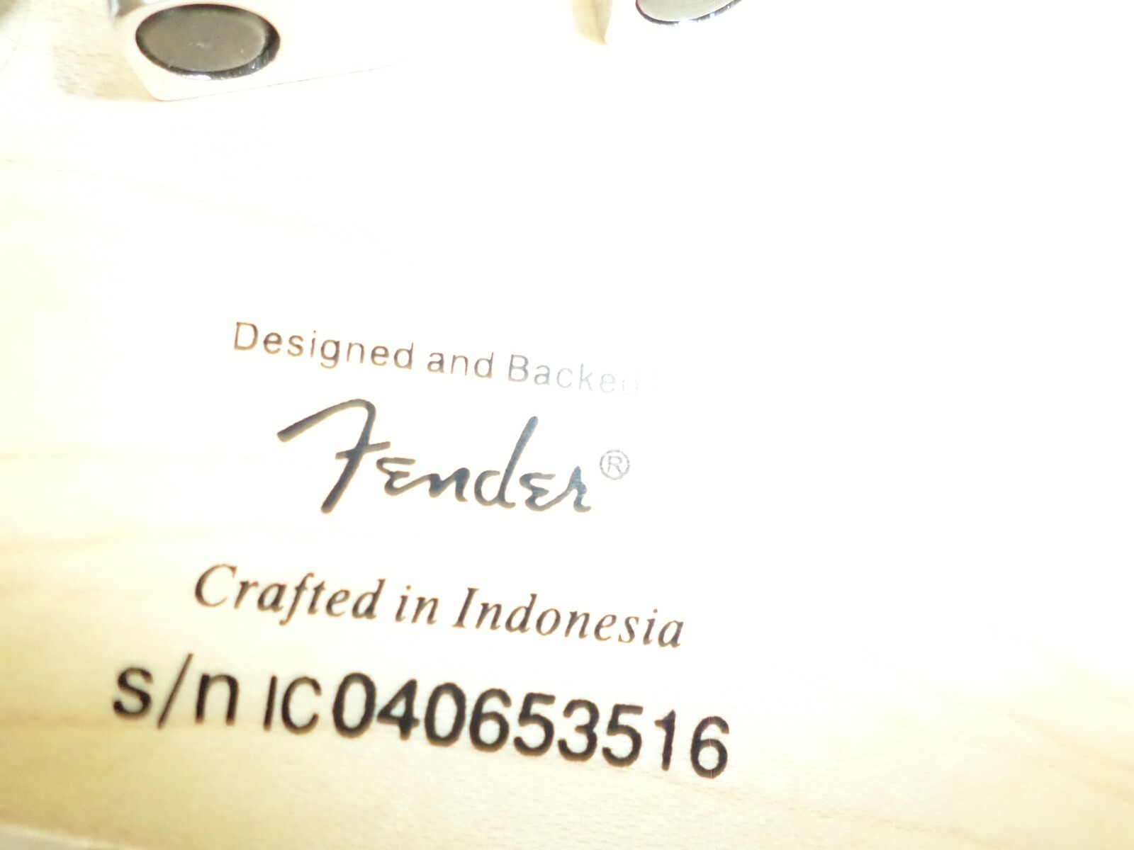 Awesome Black Fender Starcaster Electric Guitar Crafted in Indonesia