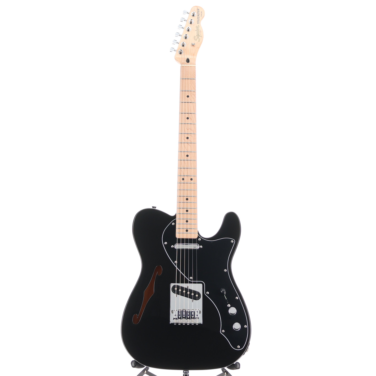 Squier Affinity Series® Telecaster® Thinline, Metallic Black (RP)