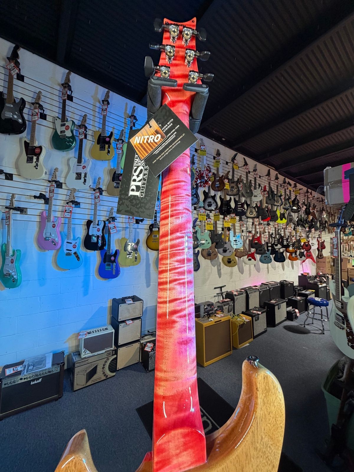 PRS Limited Custom 24-08 Stained Neck – Private Stock Salmon #539, Ziricote