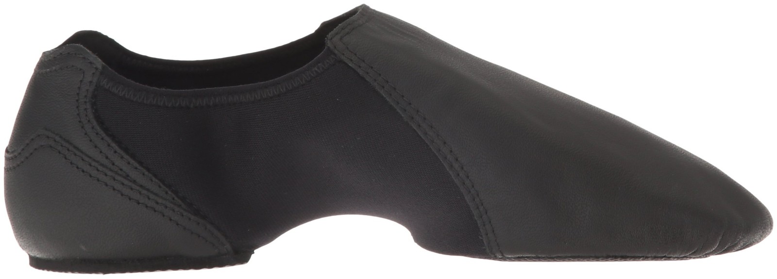 Ladies Spark Leather & Neoprene Jazz Shoes 10 Black