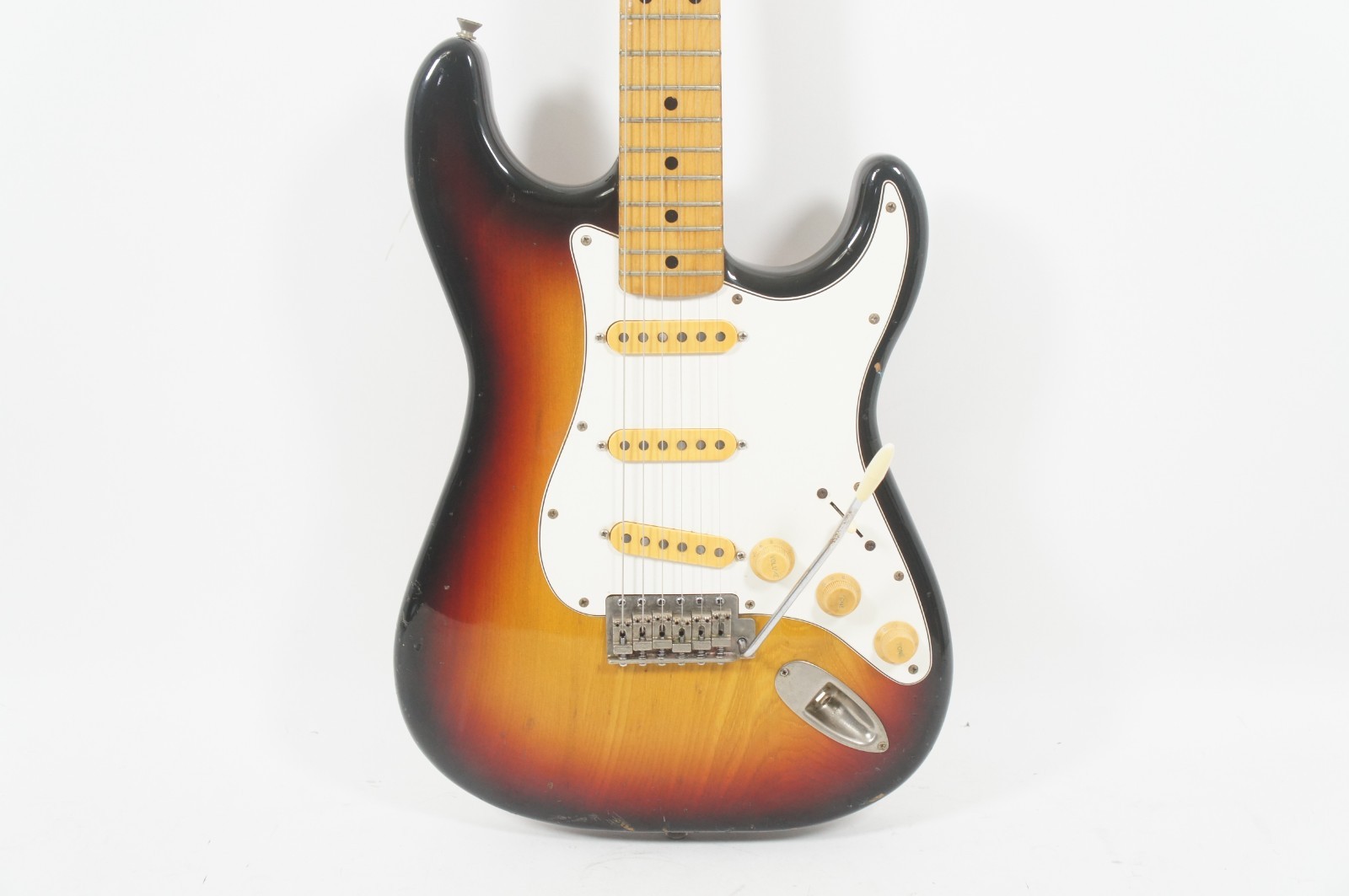Fernandes FST-70 Vintage Stratocaster 1979 Sunburst Stone Logo Ash Body