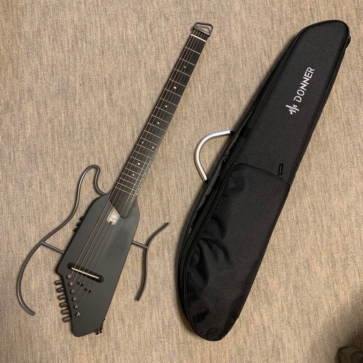 Donner HUSH-I Headless Electric Travel Guitar Silent Guitar