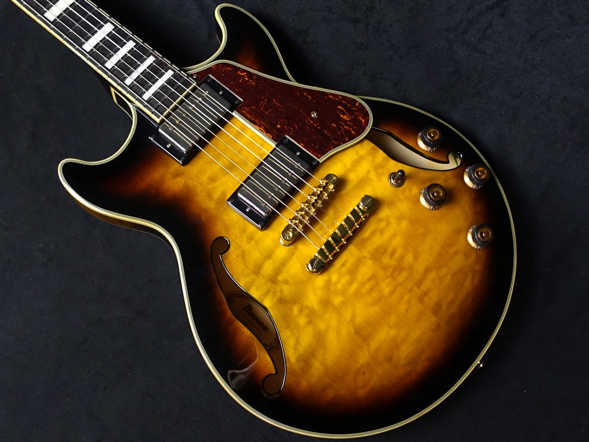 Ibanez AM93QM Antique Yellow Sunburst 2021 o8683