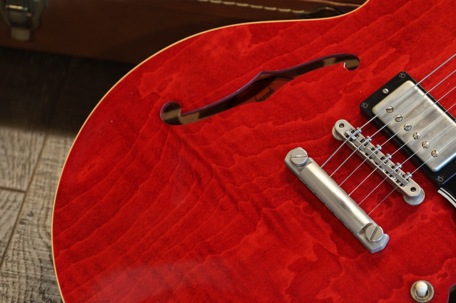 Minty! 2016 Gibson ’61 Warren Haynes ES-335 Guitar Figured Cherry + COA OHSC