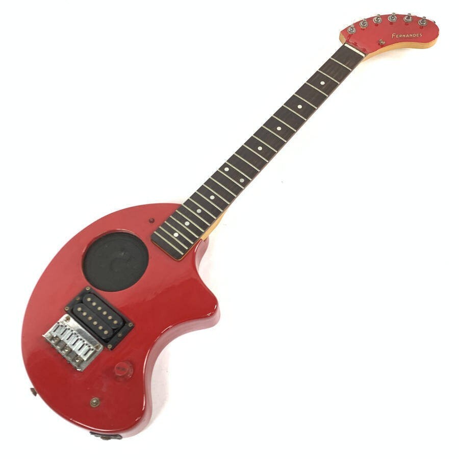 Fernandes ZO-3 NOMAD RED Built-in Amp travel guitar Worldwide Shipment From JP