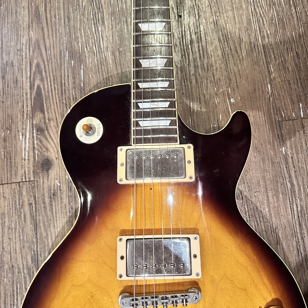 Burny RLG-50 59 Super Grade Les Paul Tobacco Burst 1980s MIJ Flame Maple Japan
