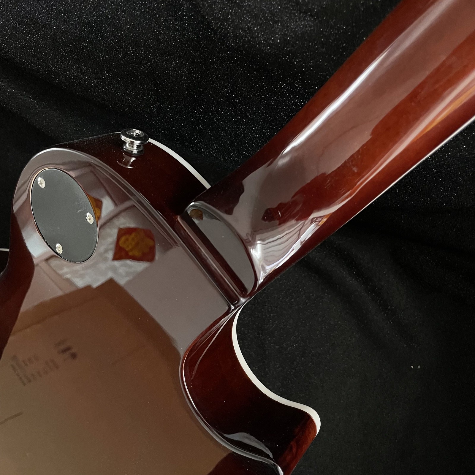 Left-handed Standard Electric Guitar Solid Mahogany Body fast ship Flamed veneer