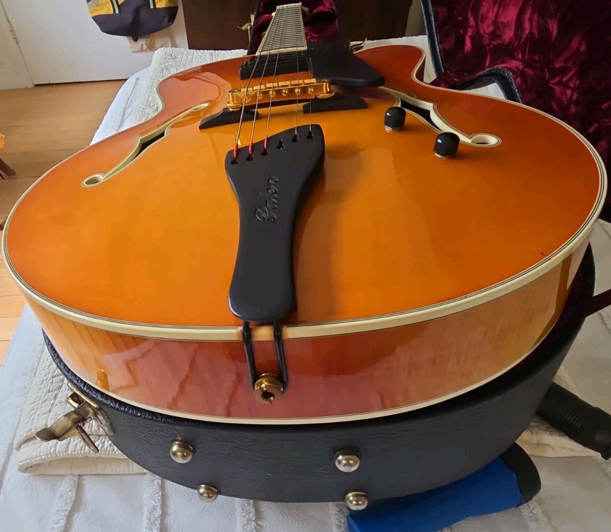 Rare Nelson Palen Handcrafted Jazz Archtop Guitar 2004 Serial 33 TKL Case