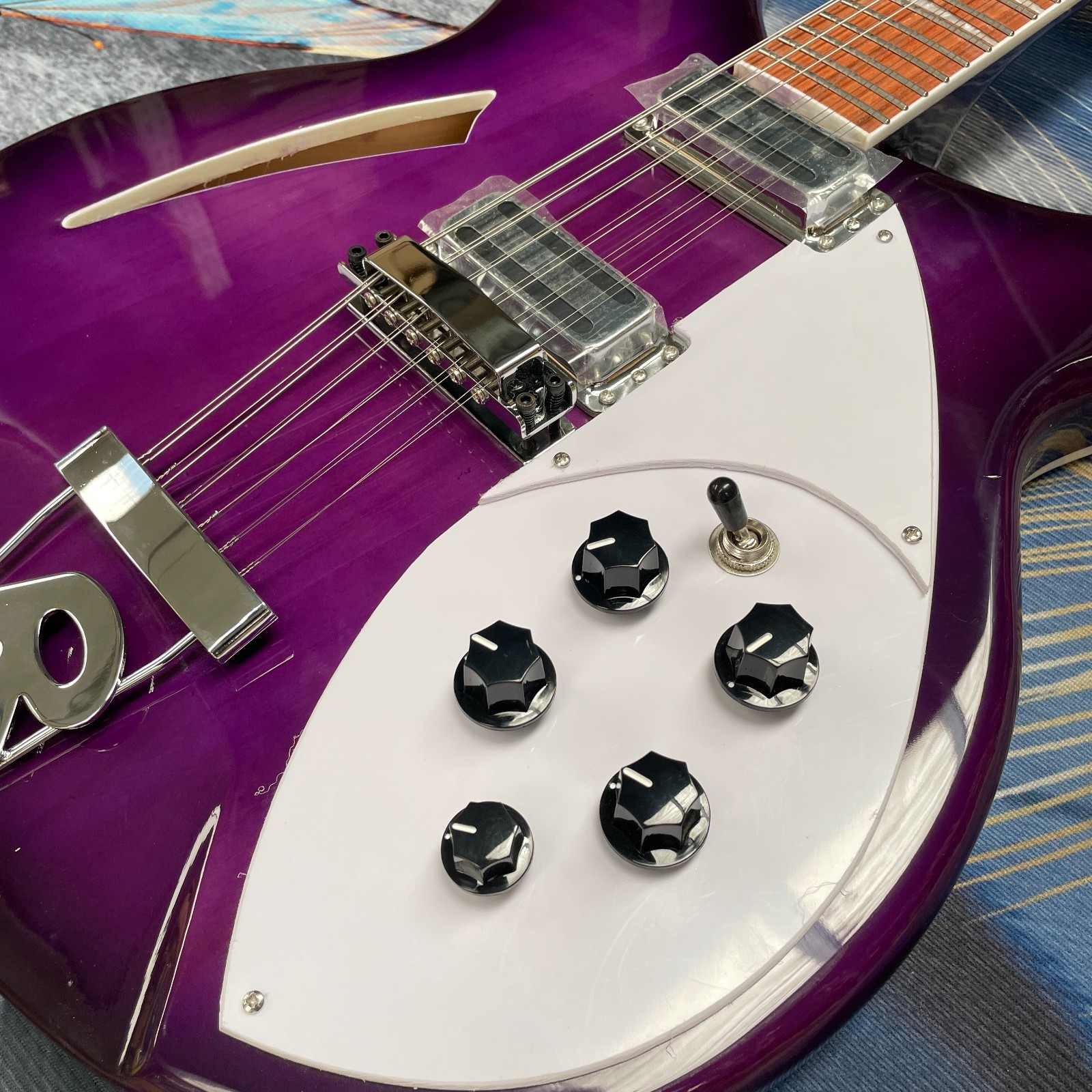 Purple Electric Guitar 12strings Brand That A Top Quality Free Ship