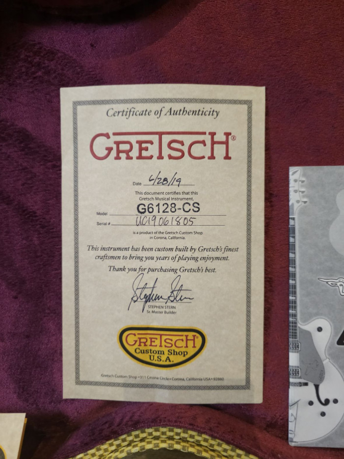 Gretsch Custom Shop G6128CS Duo Jet Relic – Masterbuilt, Blue Sparkle