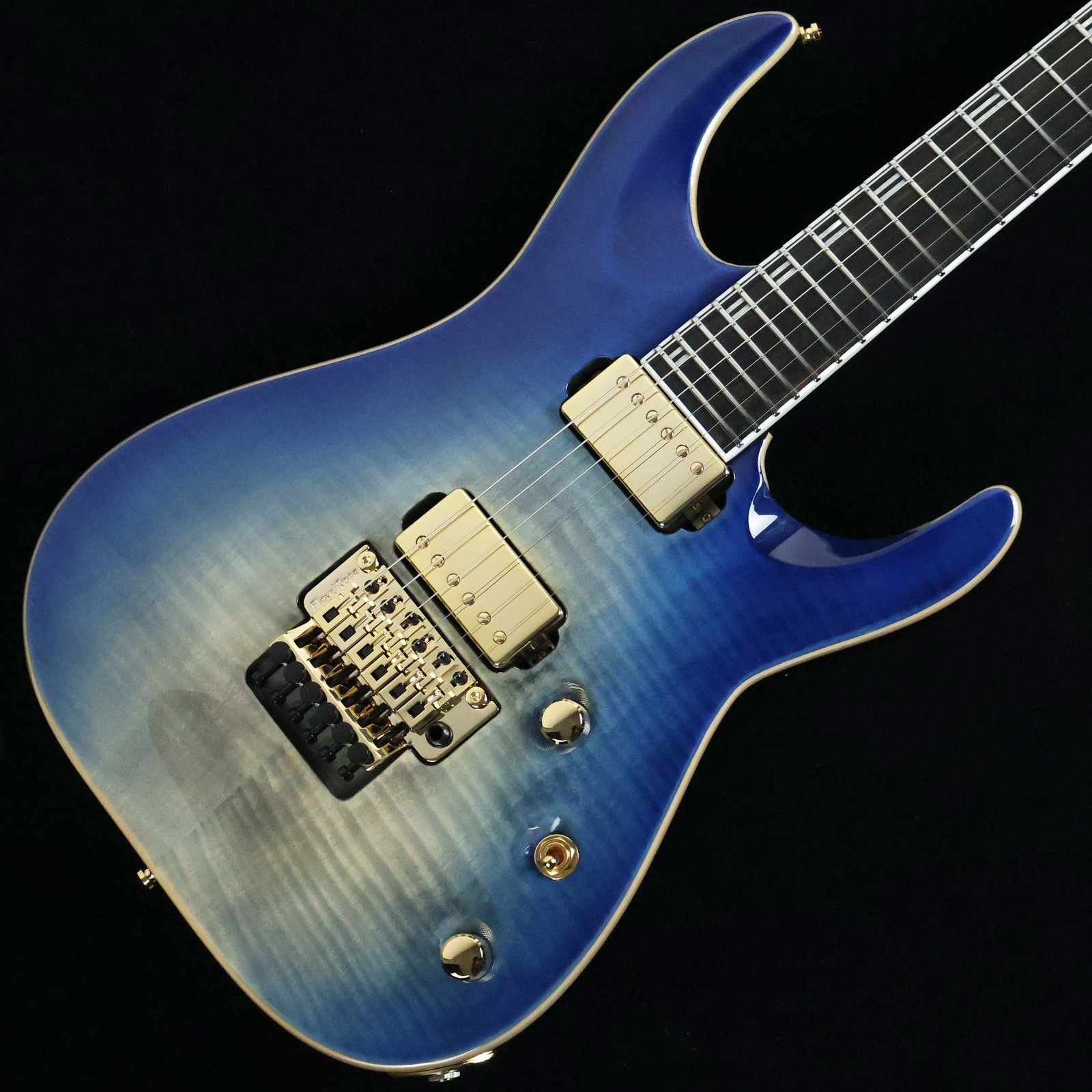 EDWARDS / E-HORIZON-CTM 50TH Black Aqua Burst C Special limited edition model