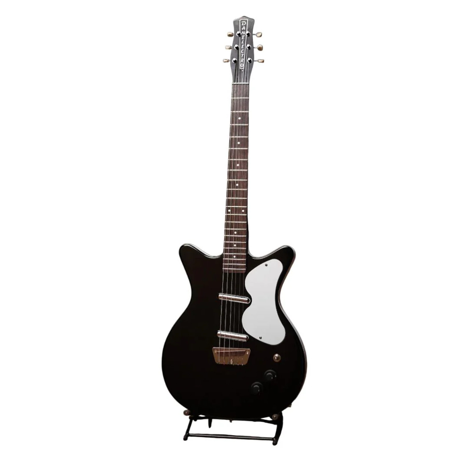 Danelectro PB Special Semi-Hollow Electric Guitar – Black – Open Box