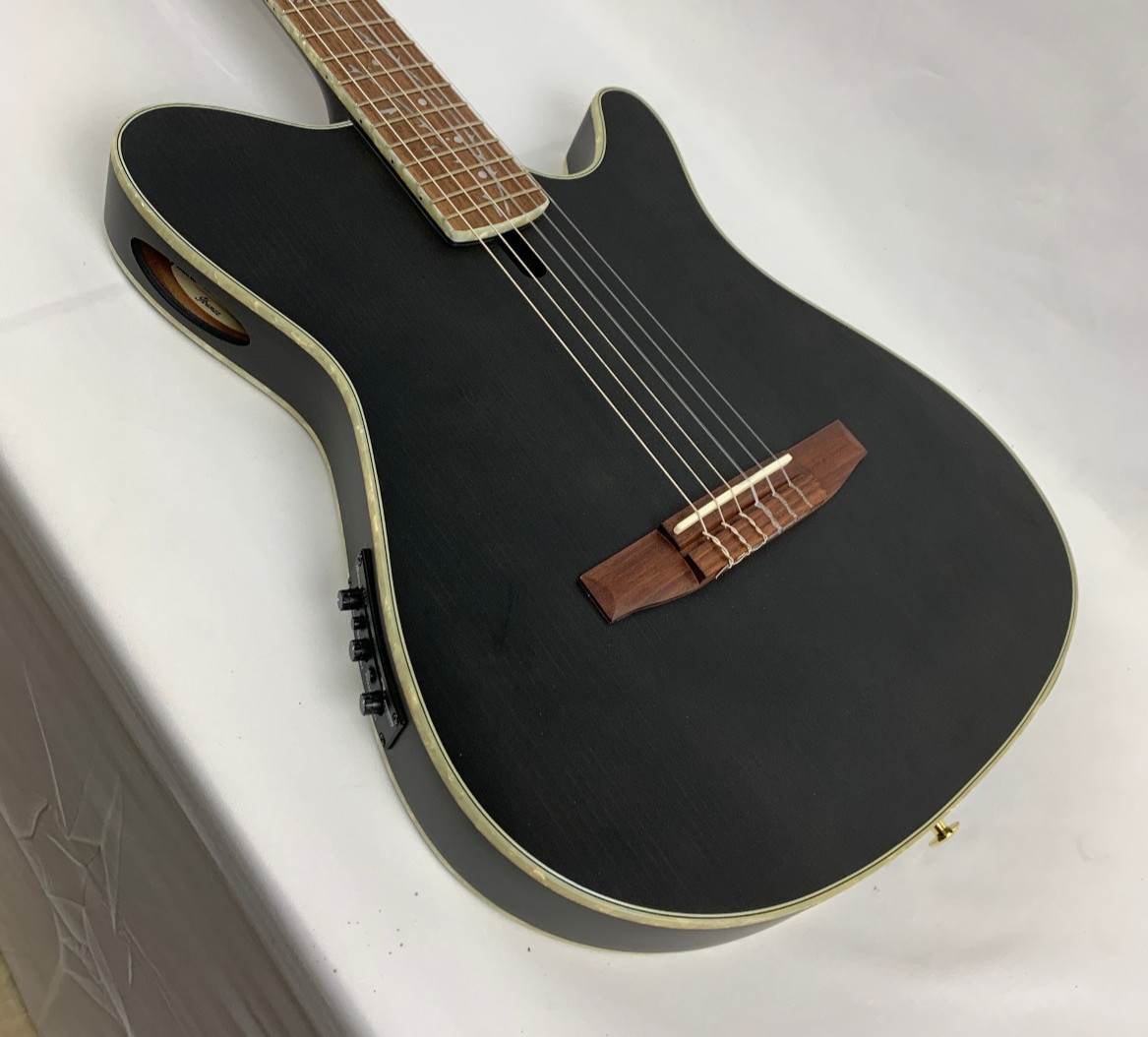 Ibanez TOD10N Tim Henson Nylon Transparent Black Flat TOD-10 N TKF – B-Stock