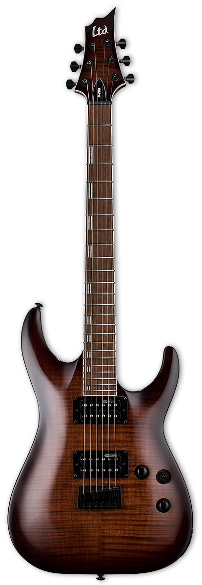 ESP LTD H-200FM Electric Guitar Dark Brown Sunburst with FREE Pro Setup