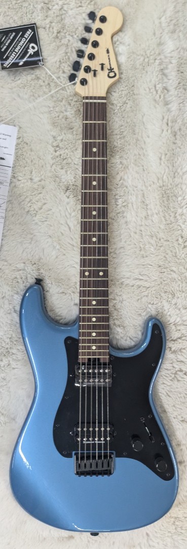 Charvel Pro-Mod So-Cal Style 1 Electric Guitar HH HT MPL Pelham Blue