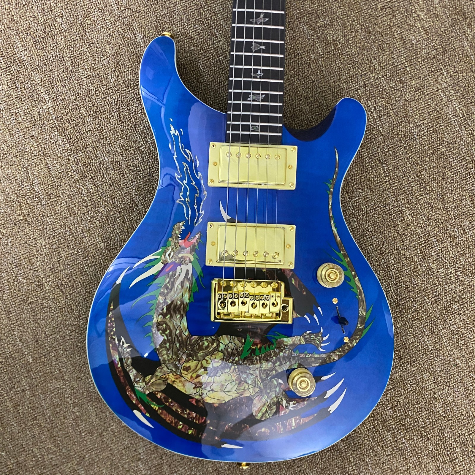 6-string PRS electric guitar, gold hardware, gold hardware, fast shipping