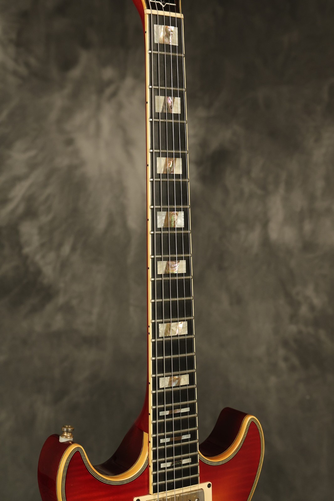 1983 Ibanez Artist AR300 Cherry Sunburst with HIGHLY FIGURED flame maple top