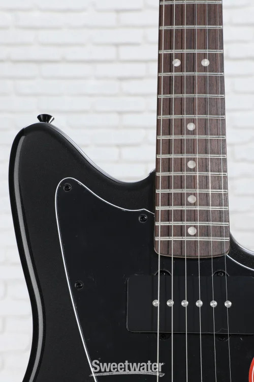 Squier Affinity Series Jazzmaster Electric Guitar – Metallic Black, Sweetwater