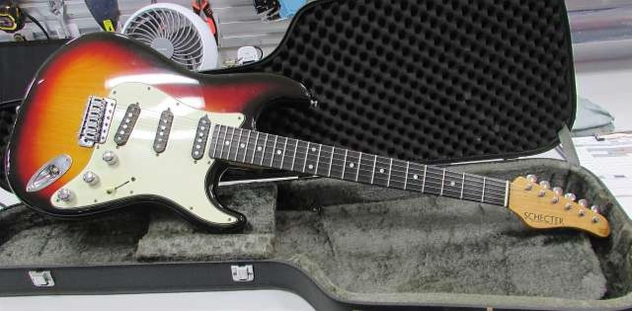 [SCHECTER] SCHECTER USA Used Alder body Maple neck Ebony fingerboard w/Hard case