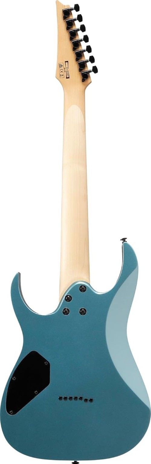 RG Gio 7-String Electrc Guitar – Metallic Light Blue Bundle with Gig Bag, Tun…