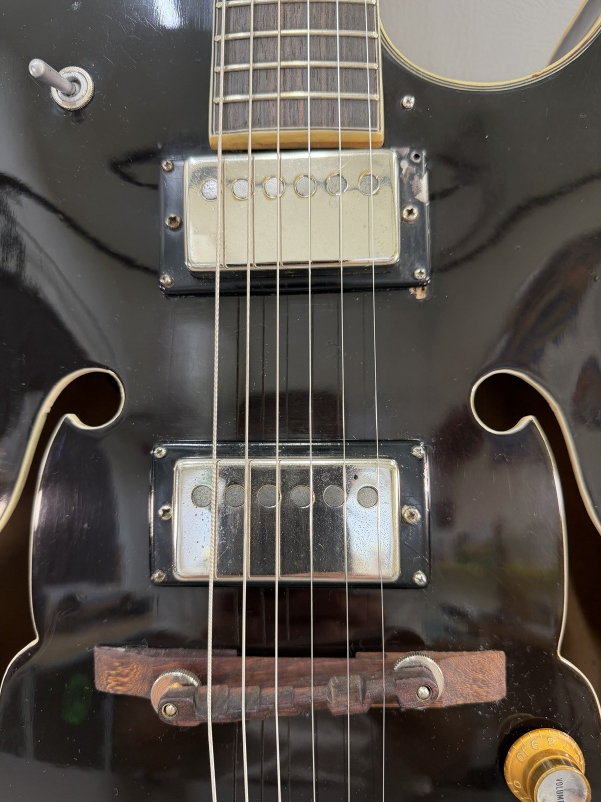 Vintage Crown Semi Hollow Guitar 60’S Made in Japan by Kawai Teisco
